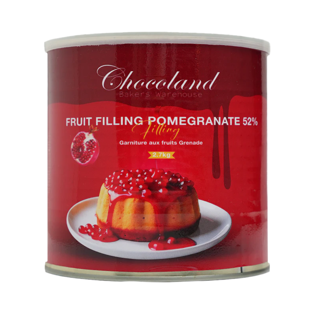 Pomegranate filling spread by Papagino Foods Inc., 55% pomegranate content, 2.7 kg container, ready for pickup