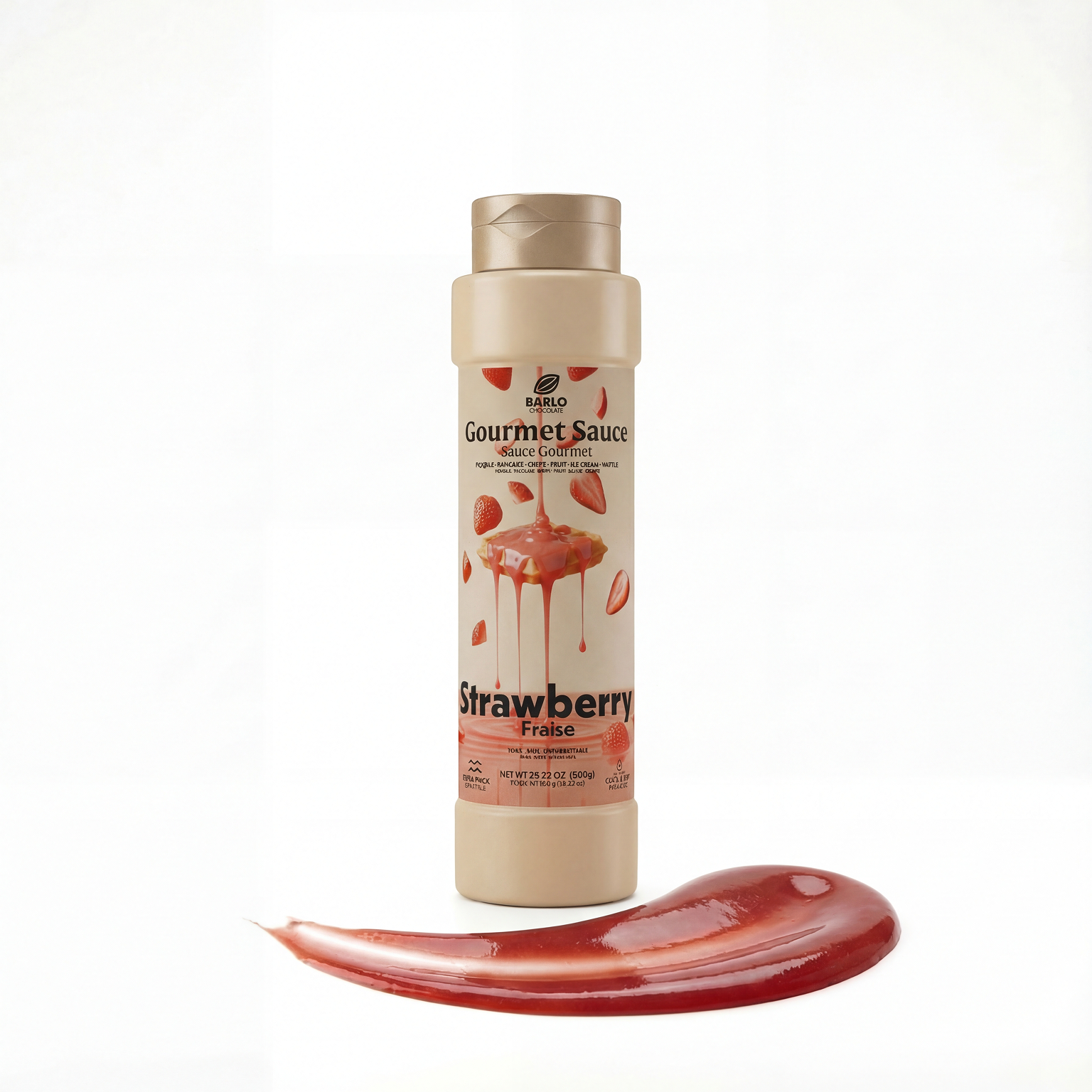 Barlo Strawberry Gourmet Sauce 800 grams - Papagino Foods Inc. 