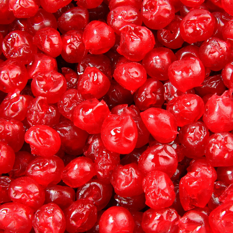 Whole & Broken Red Glace Cherries 30 lb (Pickup Only)