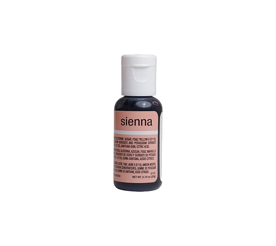 Chefmaster Sienna Liqua-Gel Food Coloring (# 5113) 0.70 OZ