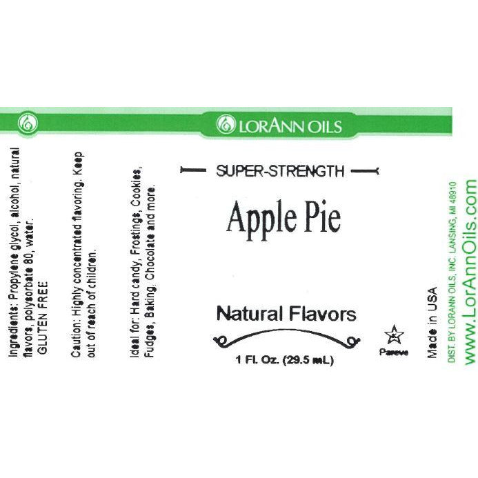 LorAnn Oils  Apple Pie Flavor  - 1 OZ