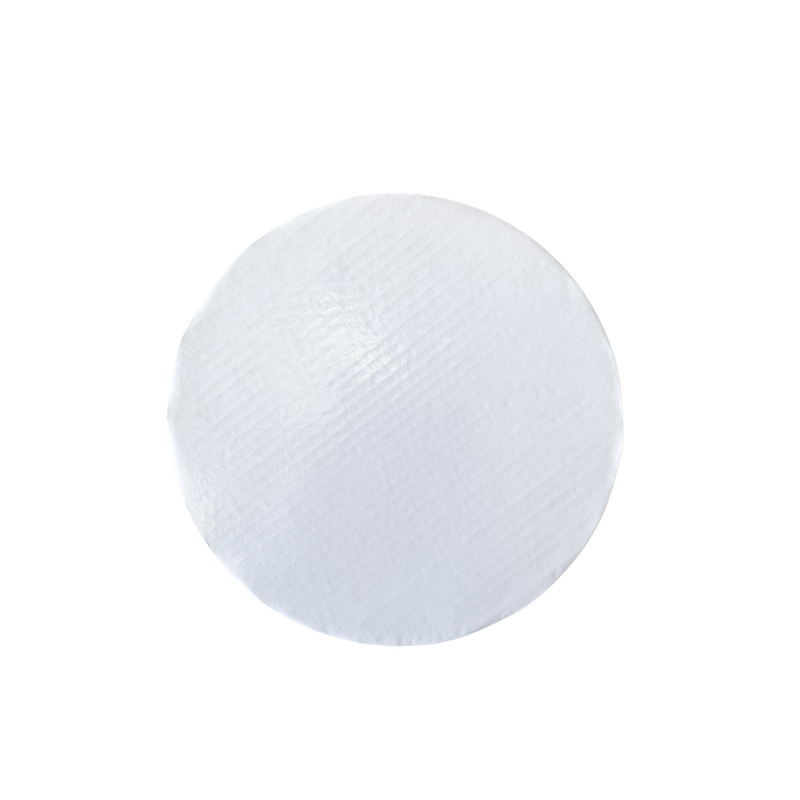 10" Round White Cake Board Embossed 1/4" (12 Pieces)