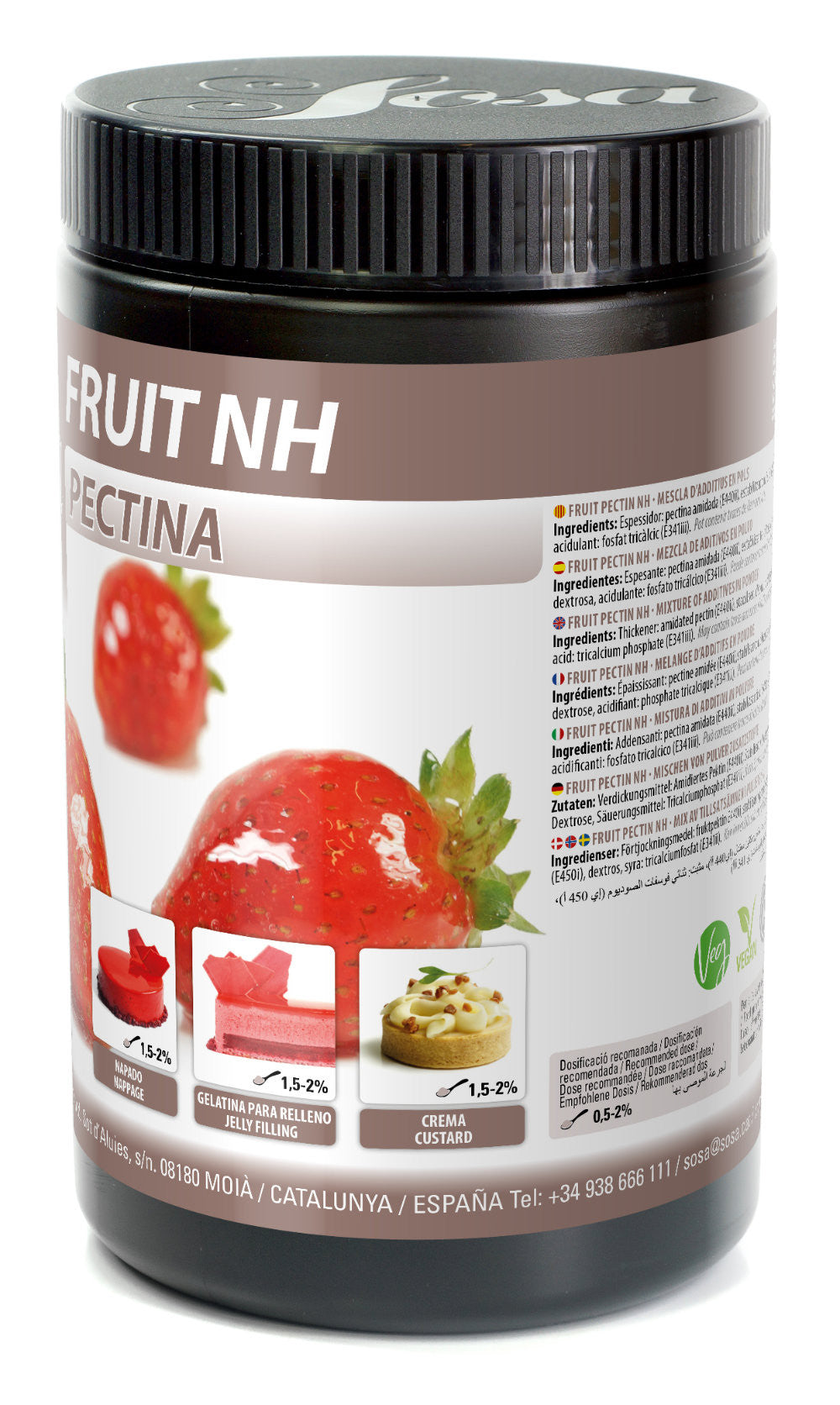 SOSA Fruit Pectin NH (500g) - Papagino Foods Inc.