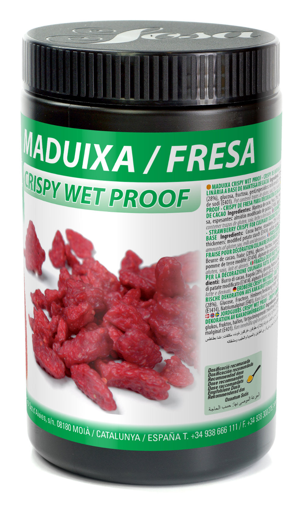 SOSA Strawberry Wet-Proof Crispy (400g) - Papagino Foods Inc.