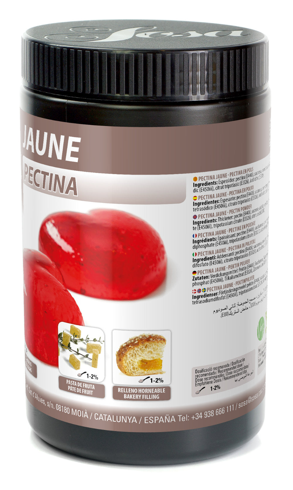 SOSA Jaune (Yellow) Pectin (500g) - Papagino Foods Inc.