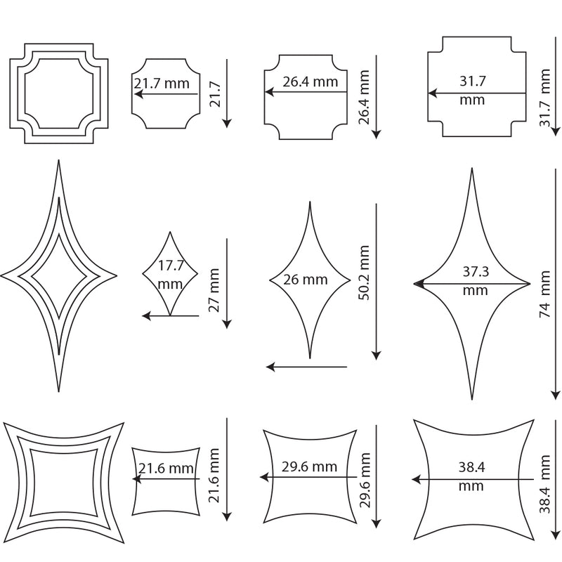 Modern Square Element Cutter