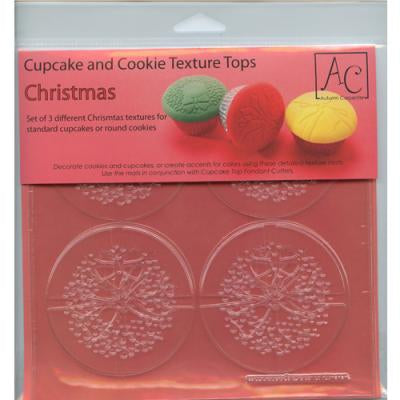 Christmas Cupcake / Cookie Texture Tops