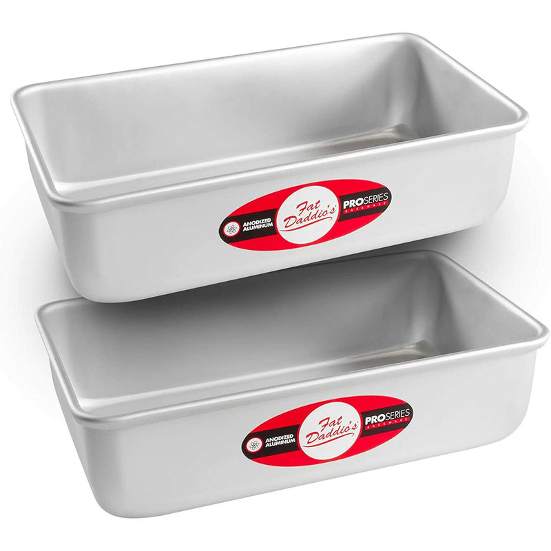 Fat Daddio Anodized Aluminum, 2 Piece Bread Pan, 9 in x 5 in (BP-5643SET)