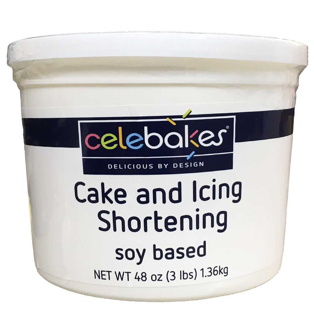 Celebakes Soy Based Cake and Icing Shortening, 3 lb - Papagino Foods Inc.