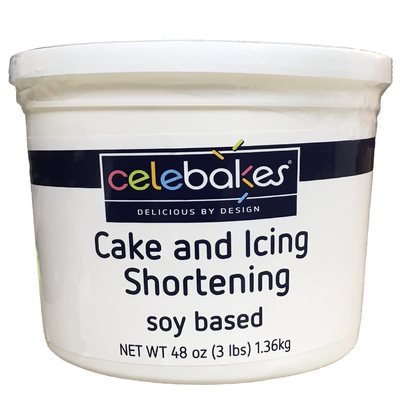 Celebakes Soy Based Cake and Icing Shortening, 3 lb