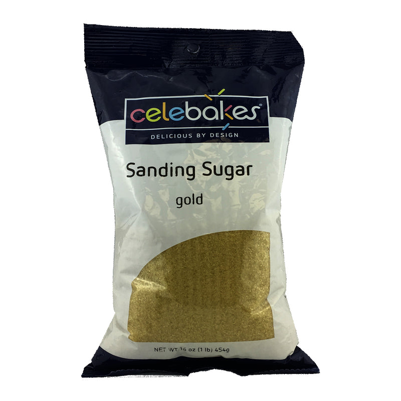 Celebakes Gold Sanding Sugar, 16 oz. Product