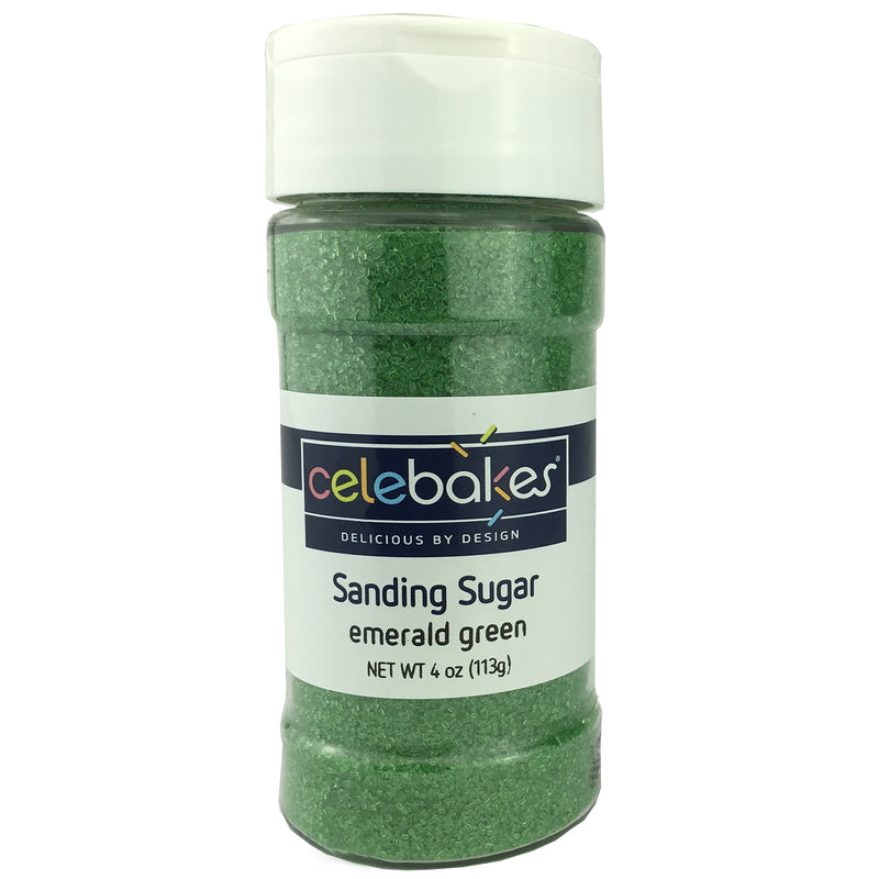 Celebakes Emerald Green Sanding Sugar, 4 oz Product