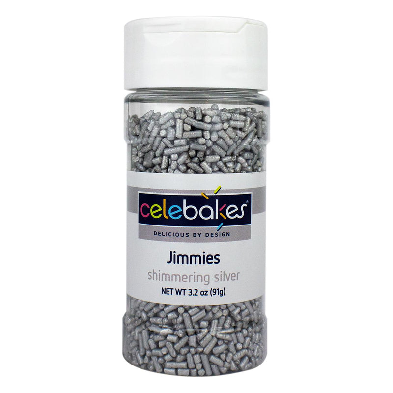 Shimmering Silver Jimmies - 3.25 oz