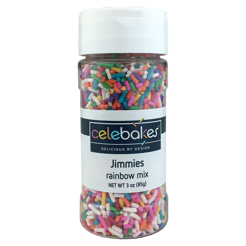 Rainbow Mix Jimmies - 3 oz Product