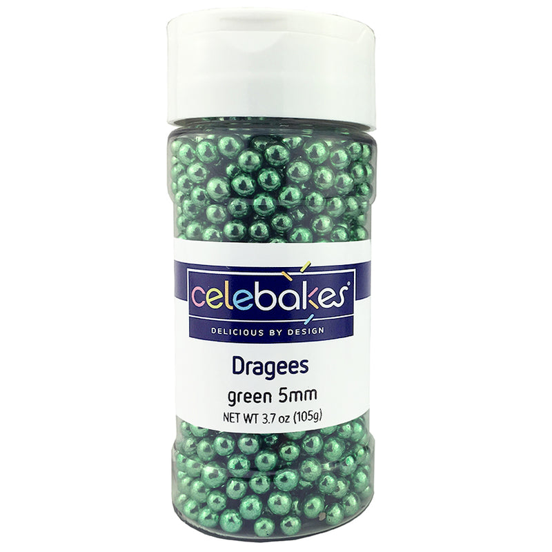 Green Dragees 5mm, 3.7 oz. Product