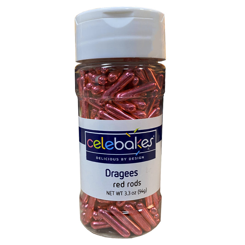 Red Rod Dragees, 3.3 oz.