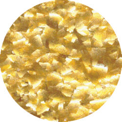 Metallic Gold Edible Glitter Flakes 1 OZ