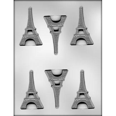 Flat Eiffel Tower 3" Chocolate Mold # 90-9832 - Papagino Foods Inc.