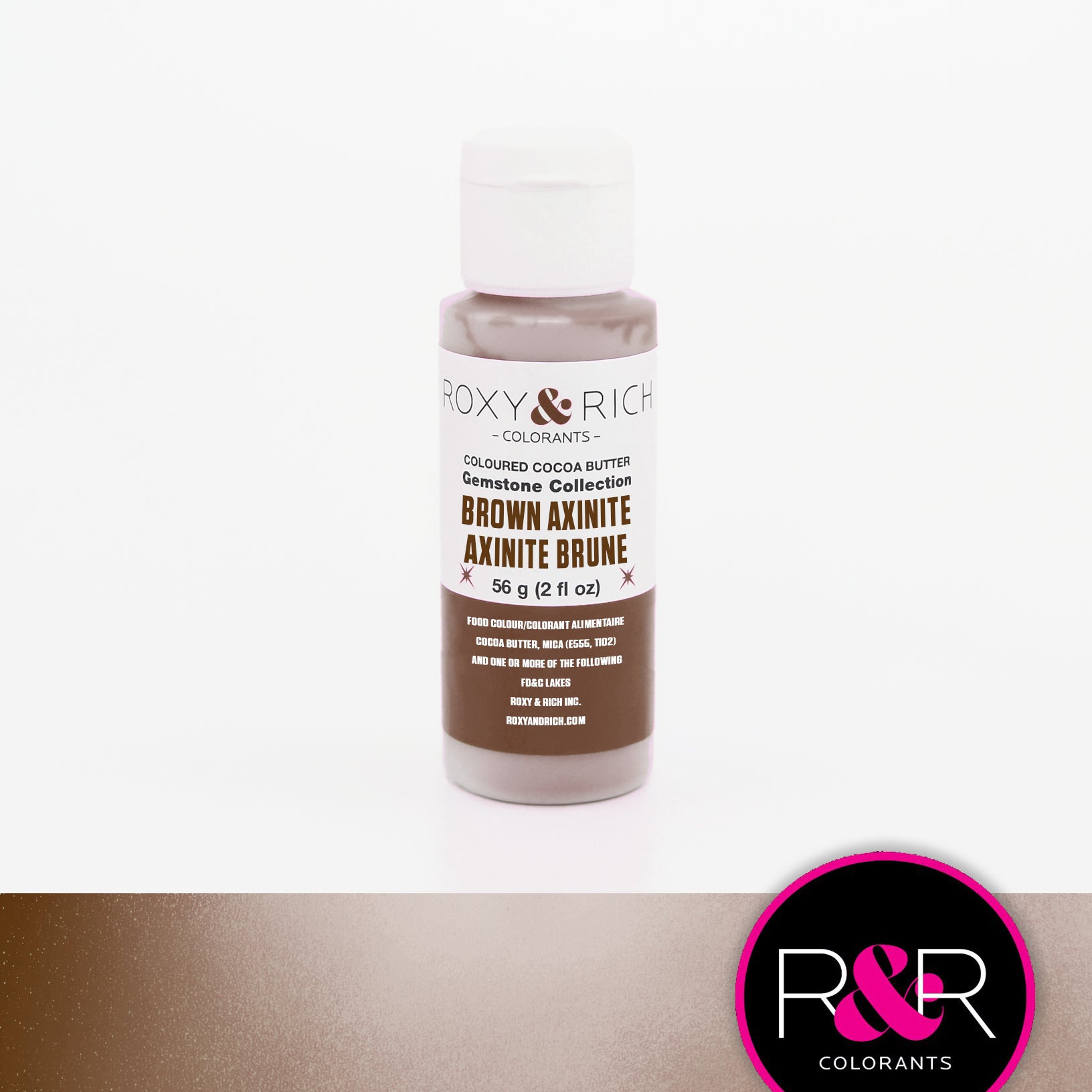 Roxy & Rich Gemstone Cocoa Butter Brown Axinite (#BG2-022) - 2 OZ - Papagino Foods Inc.