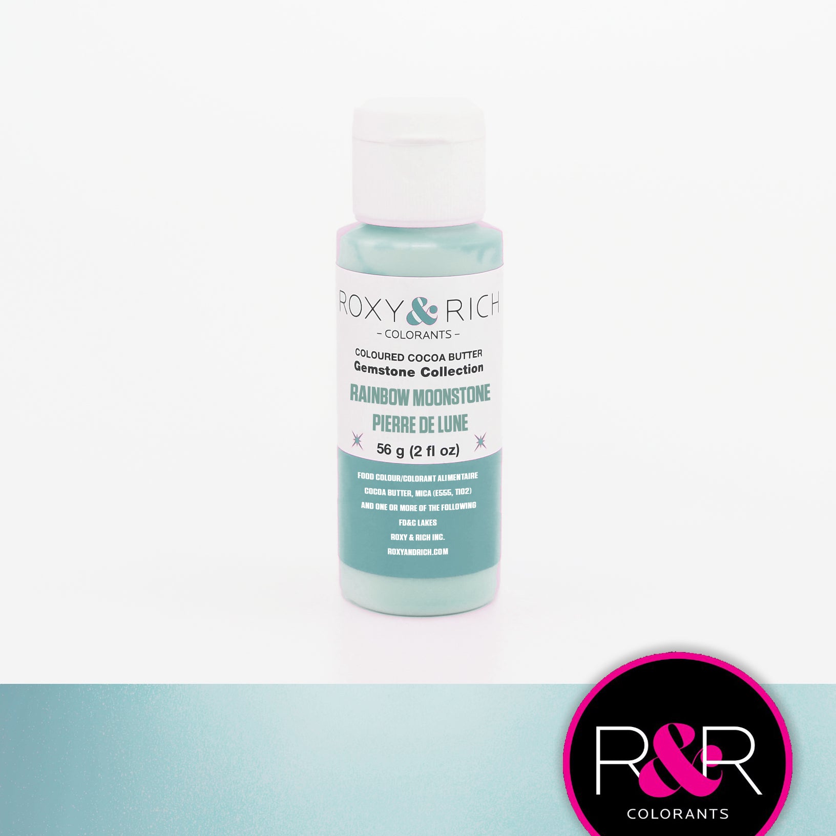 Roxy & Rich Gemstone Cocoa Butter Rainbow Moonstone (#BG2-028) - 2 OZ - Papagino Foods Inc.