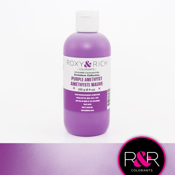 Roxy & Rich Gemstone Cocoa Butter Purple Amethyst (