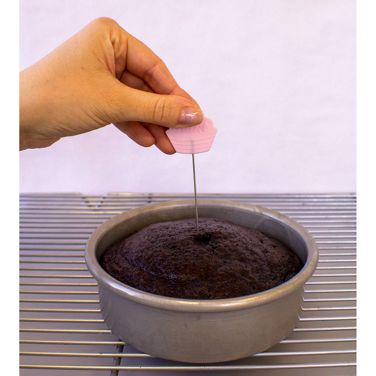 Celebakes Stainless Steel Cake Tester, 4.5" Pin - Papagino Foods Inc.