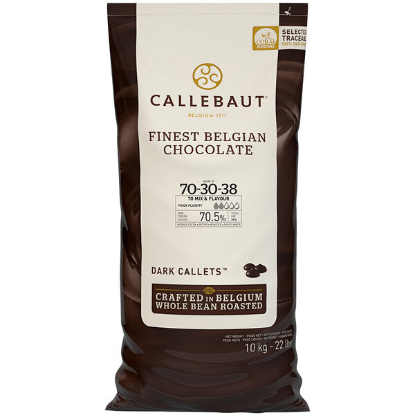 Callebaut Finest Belgian Dark Chocolate 70-30 10 kg  - Pickup Only OR Shipping At Your Own Risk.