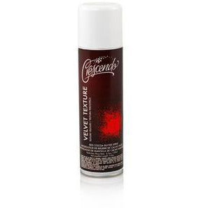 Red Spray Cocoa Butter Velvet Texture 