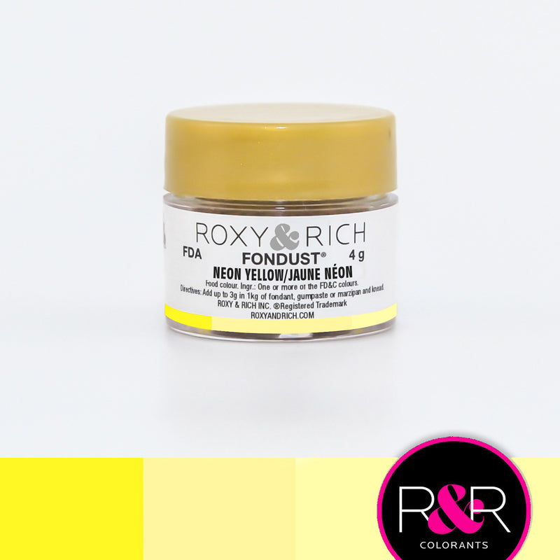 Roxy & Rich Neon Yellow Fondust  (