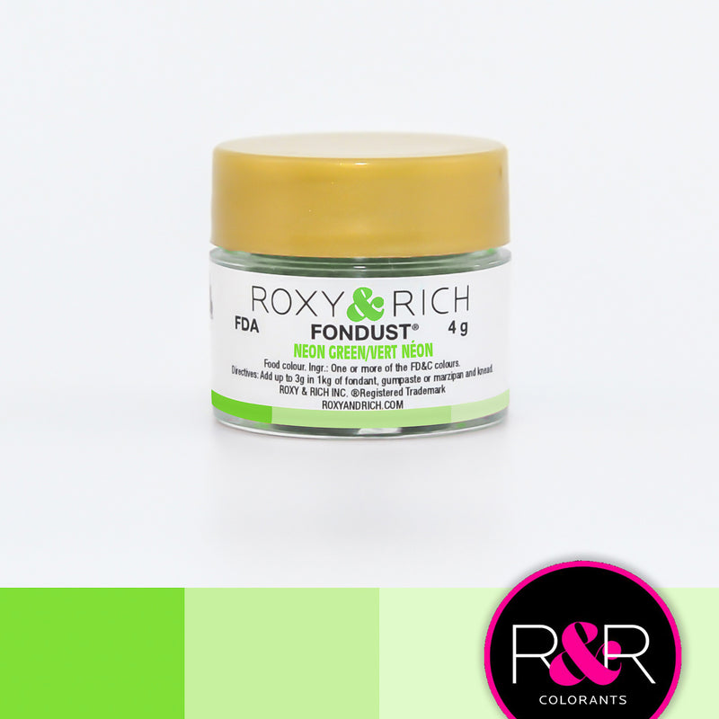 Roxy & Rich Neon Green Fondust (