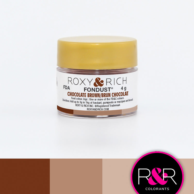 Roxy & Rich Chocolate Brown Fondust  (