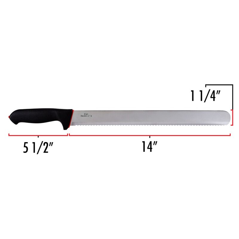 Fat Daddio,Stainless Steel, Cake Slicer/Bread Knife, 14"