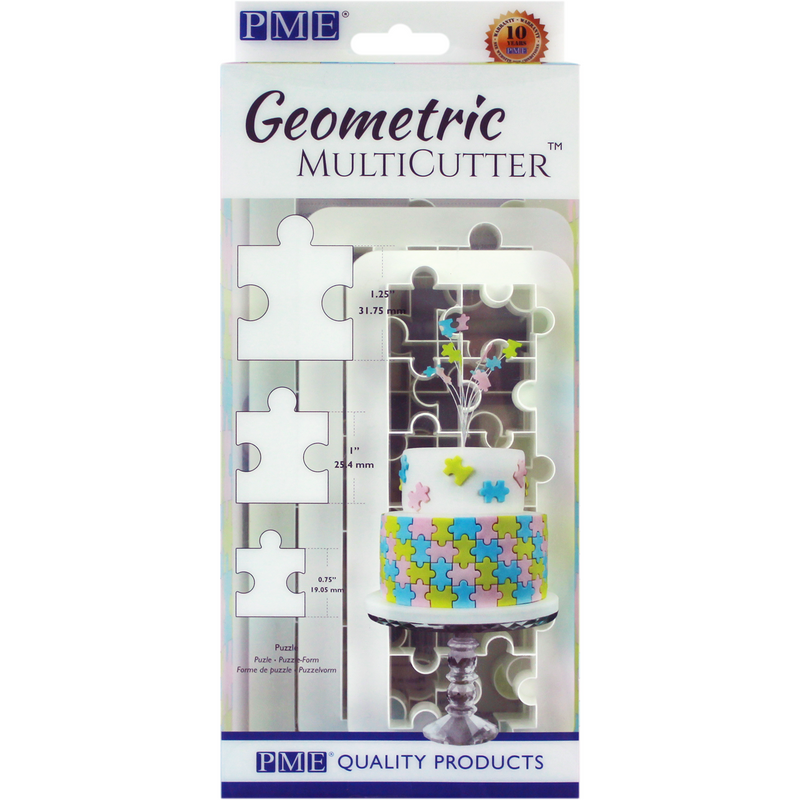Geometric Multi Cutter - Puzzle, Set of 3