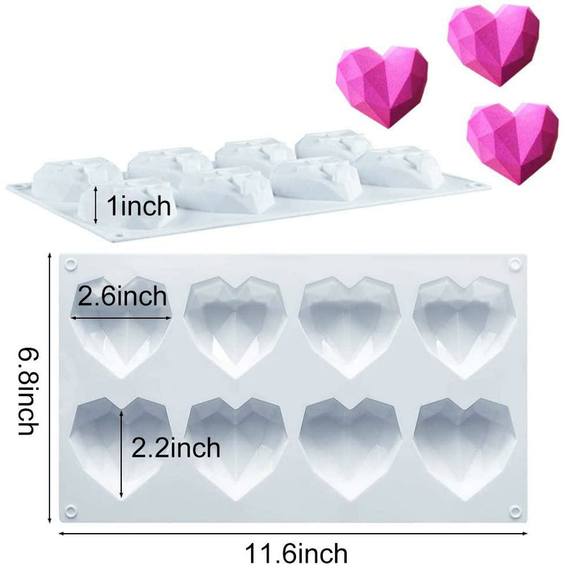 Heart Shaped 3D Silicone Mold
