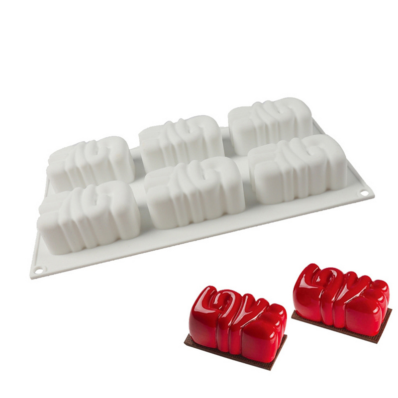 Love 3D Silicone Chocolate, Cookie & Dessert Mold