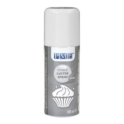 PME Lustre Edible Spray - silver ( 100ml - 3.38 OZ)