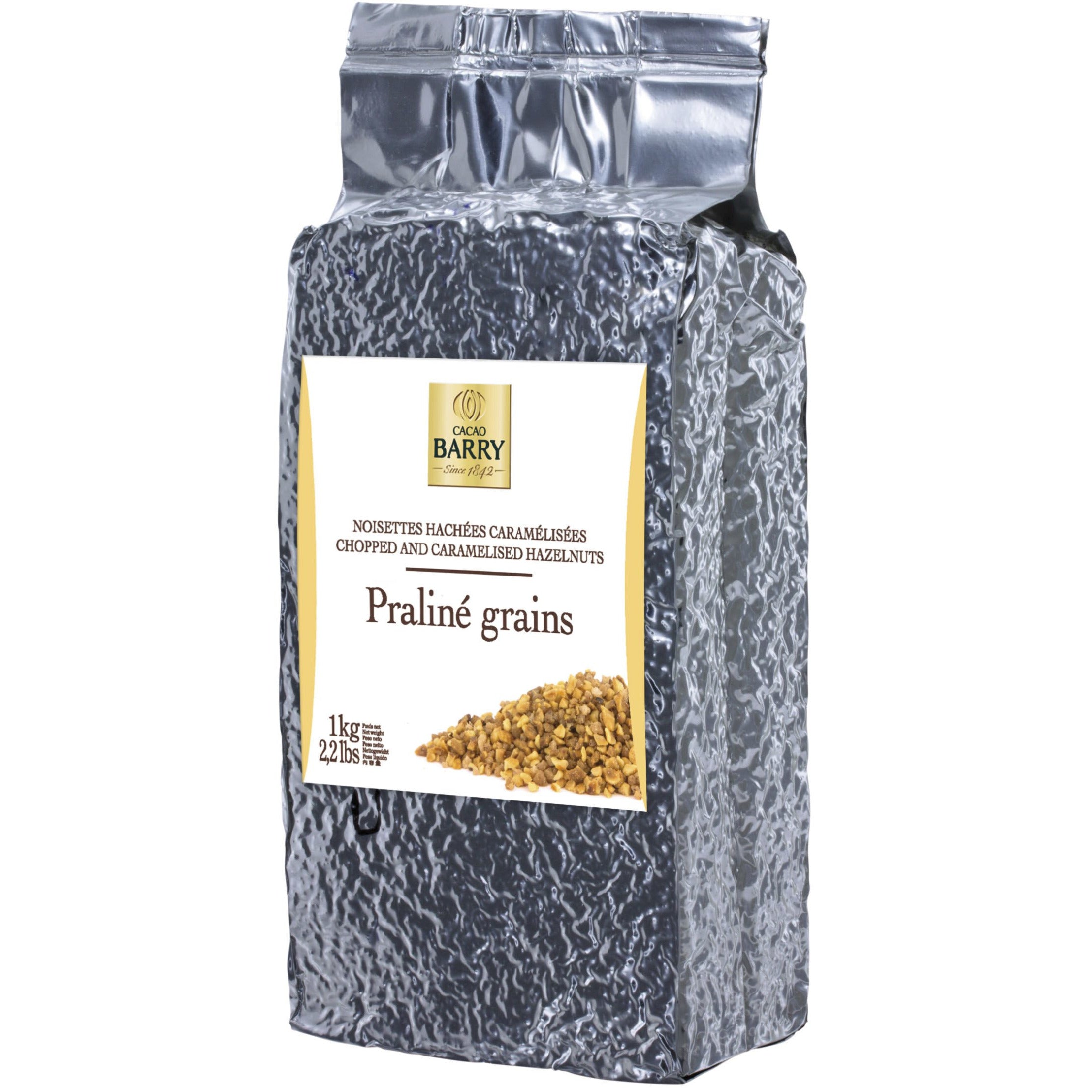 Cocoa Barry Chopped Caramelized Hazelnut Crocant 1 kg - Papagino Foods Inc.