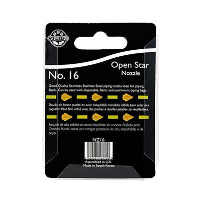 JEM Nozzle - Open Star Tip #16 #NZ16