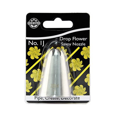 JEM Nozzle - Small Curved Star Savoy Nozzle #1J #NZ1J - Papagino Foods Inc.