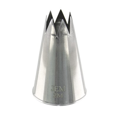 JEM Nozzle - Medium Open Star Savoy #2M  #NZ2M - Papagino Foods Inc.