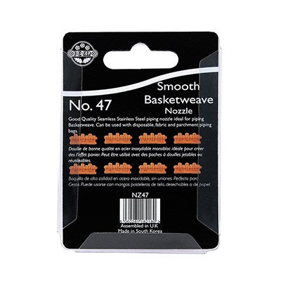 JEM Nozzle - Smooth / Ribbed Basketweave Nozzle #47  #NZ47