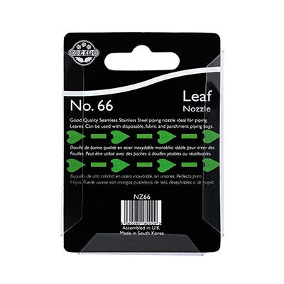 JEM Nozzle - Small Leaf Nozzle #66  #NZ66 - Papagino Foods Inc.