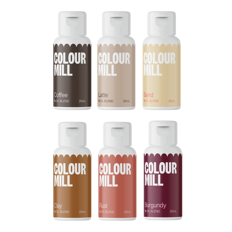 Colour Mill Oil Based Colouring 20ml 6 Pack Desert