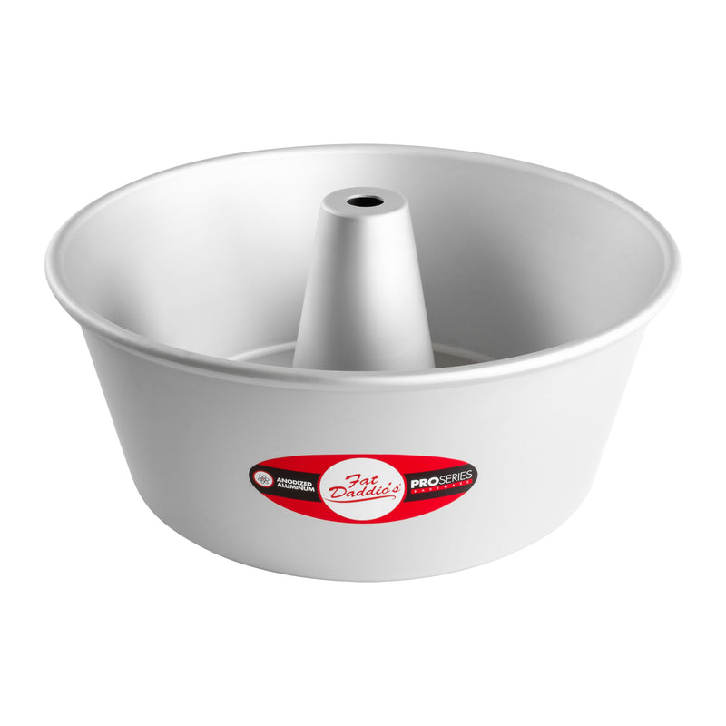Fat Daddio Anodized Aluminum, Angel Food Pan Round, 10 in Tapered 4 1/4 in Deep (PAF-10425)