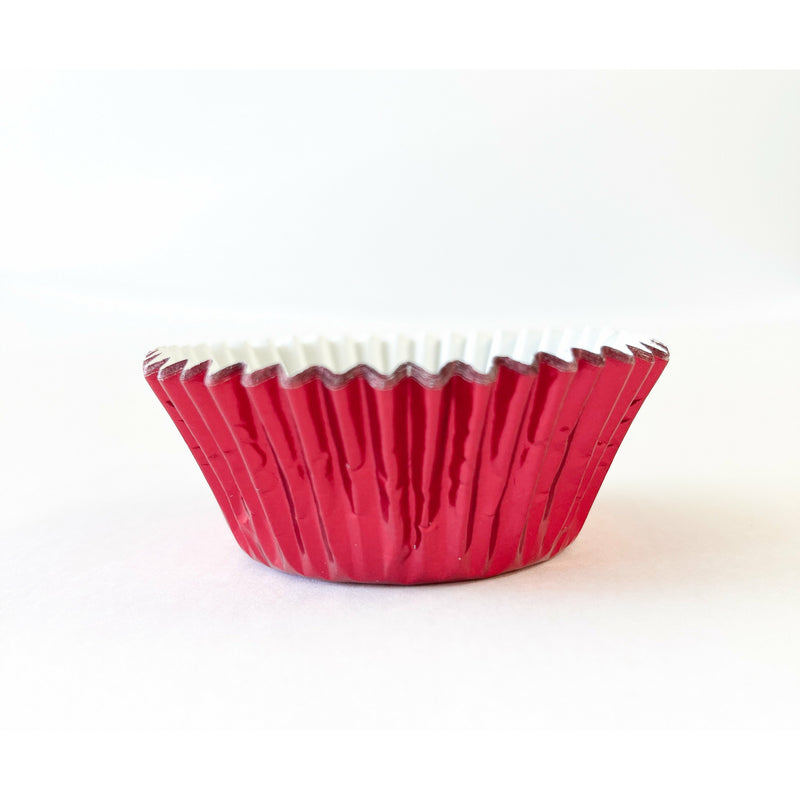 Mini Red Foil Cupcake Liners
