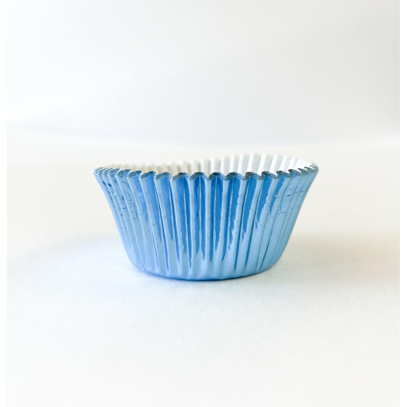 Regular Blue Foil Cupcake Liners