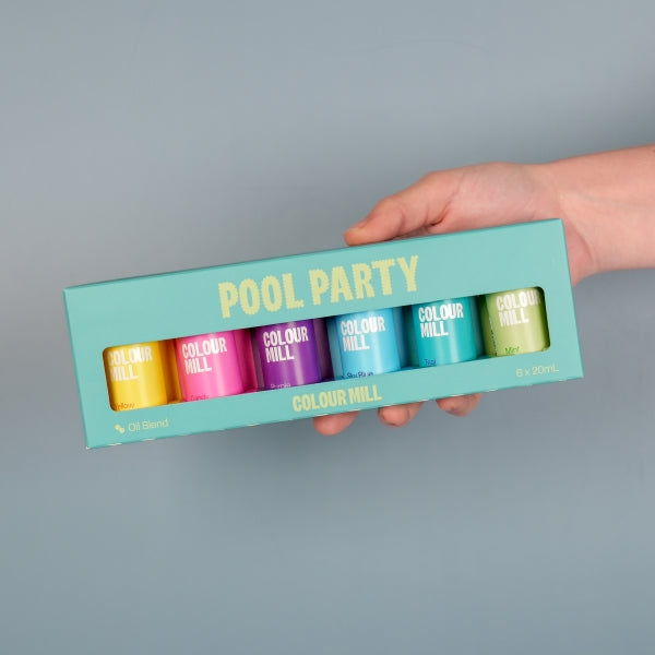 Colour Mill Oil Based Colouring 20ml Pool Party - Papagino Foods Inc.