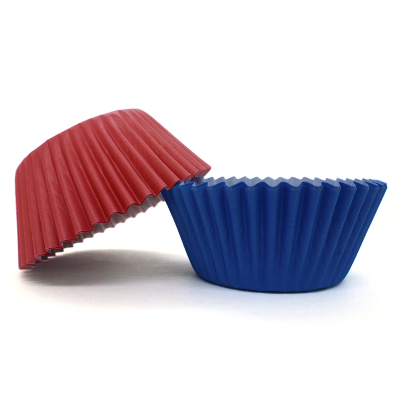 Celebakes Red & Blue Standard Baking Cups, 50 Count