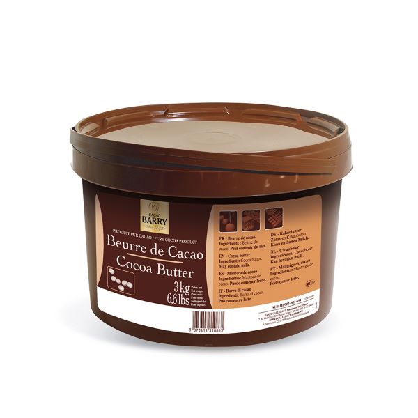 Cacao Barry Cocoa Butter 3 kg
