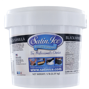 Satin Ice Black Fondant 2.5 kg